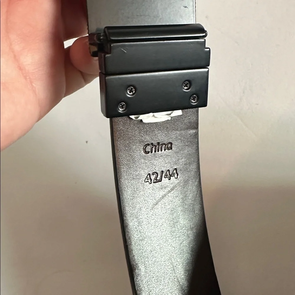 NWOT Steve Madden Textured Black Belt